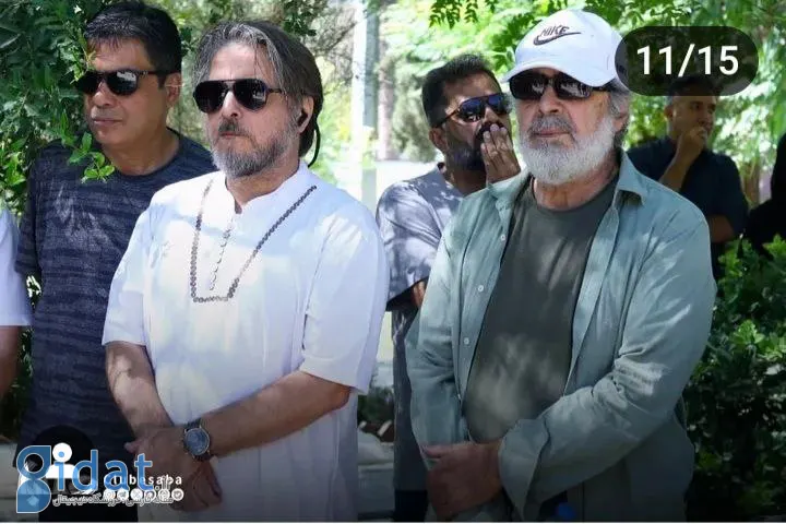 بازیگران مشهور در مراسم غبارروبی قطعه هنرمندان در روز سینما