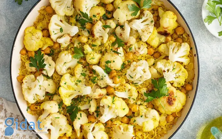 طرز تهیه برنج گل کلم؛ یک غذای متفاوت و خوشمزه