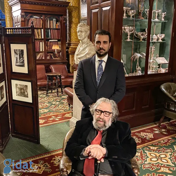 پدر و پسر خوش تیپ سینمای ایران در یک قاب