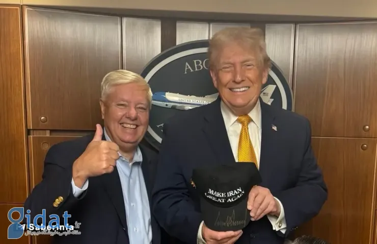 نام «ایران» روی کلاه ترامپ جلب توجه می کرد