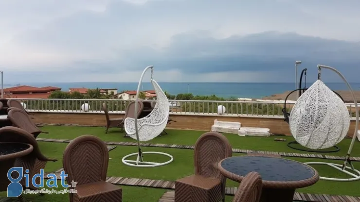 فضای باز هتل لیپار بهترین هتل پنج ستاره چابهار