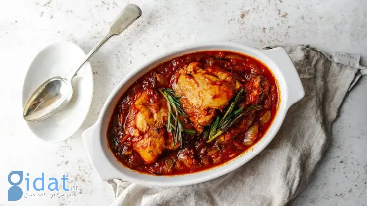 طرز تهیه خورش مرغ و گوجه فرنگی؛ یک وعده غذایی سریع