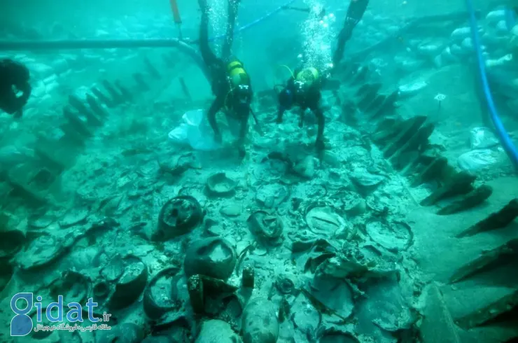 کشتی رومی ۱۷۰۰ ساله در دریا پیدا شد