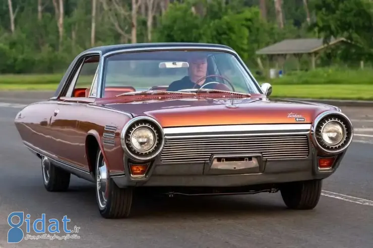 یک ماشین آمریکایی ۶۰ ساله با موتور جت!