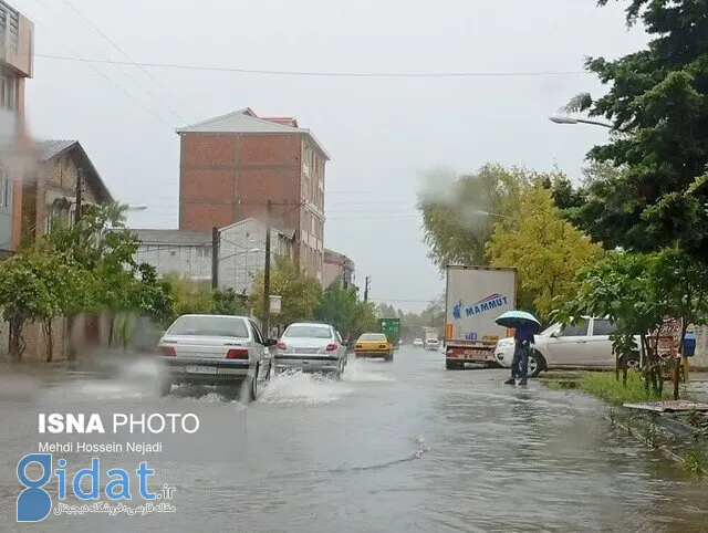 بارش شدید باران مدارس این شهرستان را تعطیل کرد