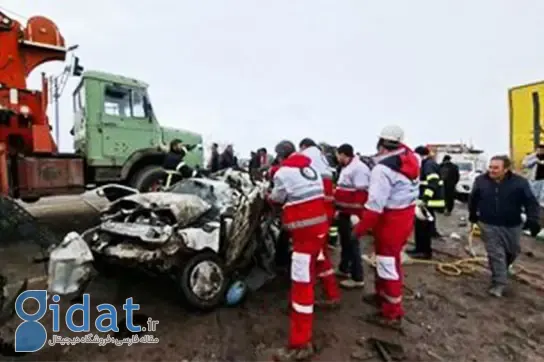 تصادف زنجیره‌ای مرگبار در محور دیواندره - سقز