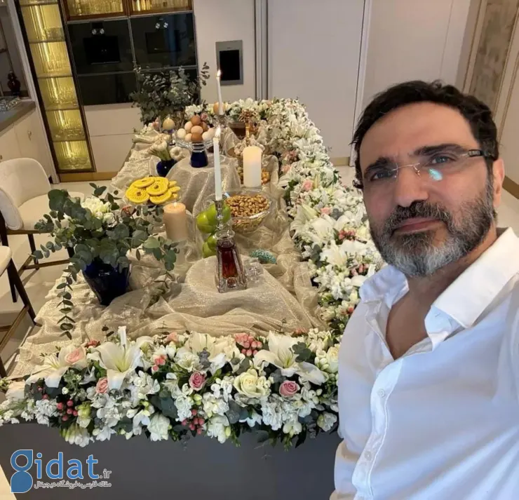 چهره جدید محمدرضا فروتن سر سفره هفت سین