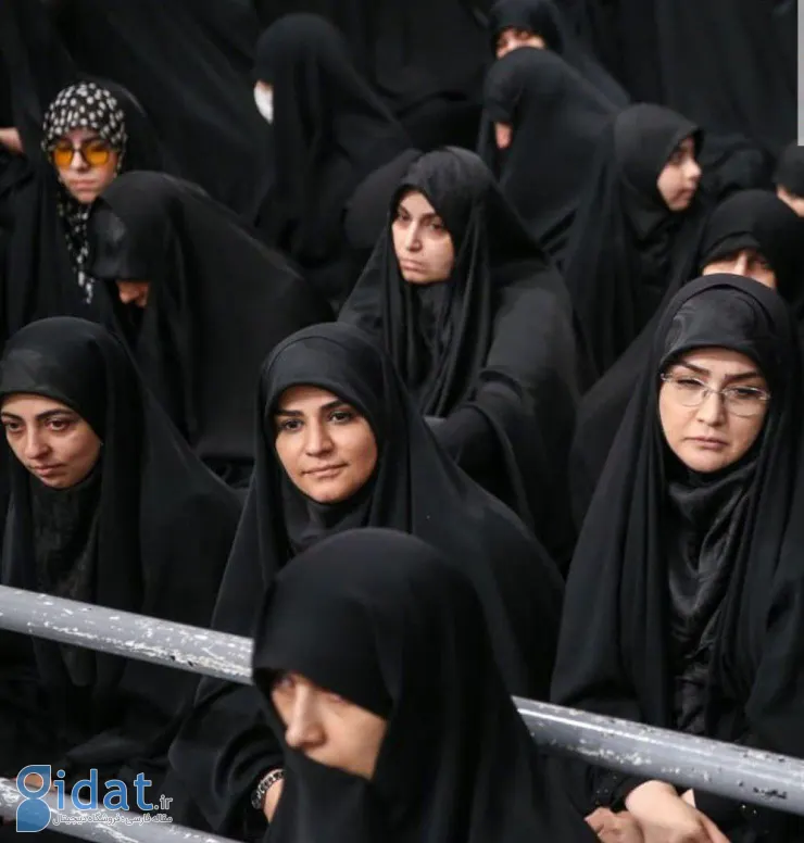 عکسی از سحر امامی در مراسم شام غریبان، پربازدیدترین عکس شد