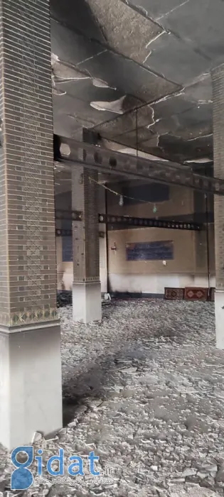 تصاویر خبرگزاری مهر از به آتش کشیده شدن یک مسجد