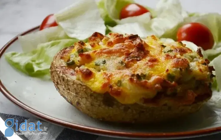 چگونه سیب زمینی شکم پر درست کنیم؟