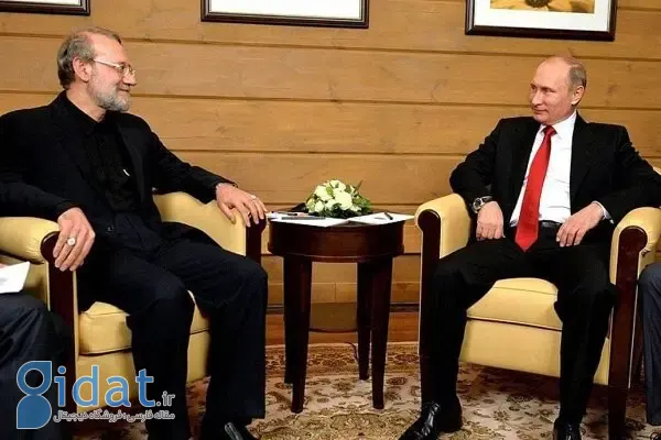 علی لاریجانی در روسیه با پوتین دیدار کرد