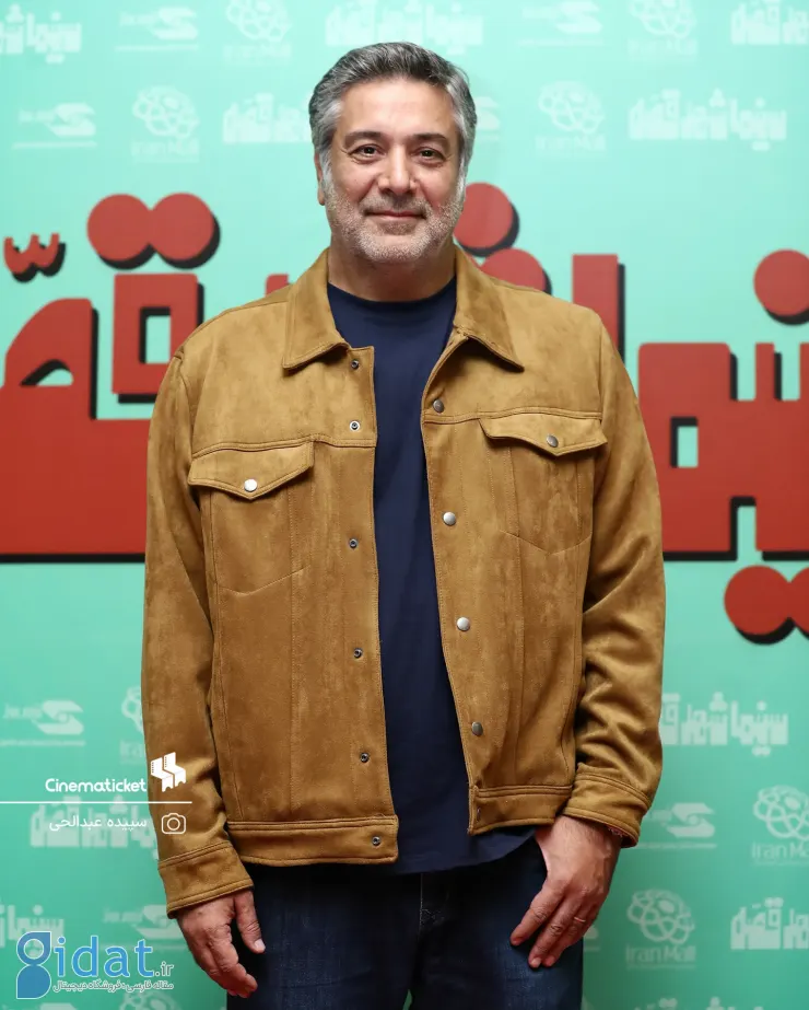 بازیگر خوش چهره سریال «آوای باران» در مراسم اکران فیلم