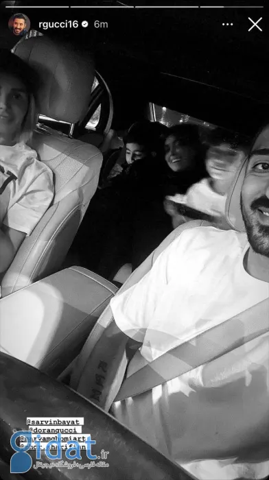 تصویری از گردش خانوادگی رضا گوچی در دبی