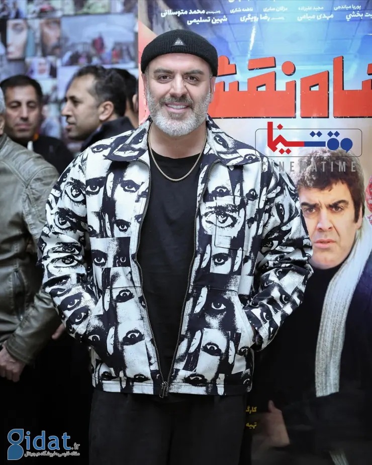 تصاویر جذاب از حضور بازیکنان پرسپولیس در مراسم اکران فیلم «شاه نقش»