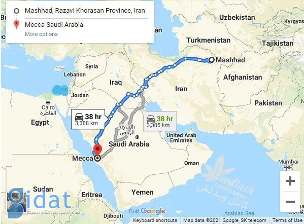 سفر مشهد به مکه در 38 ساعت امکان پذیر است!