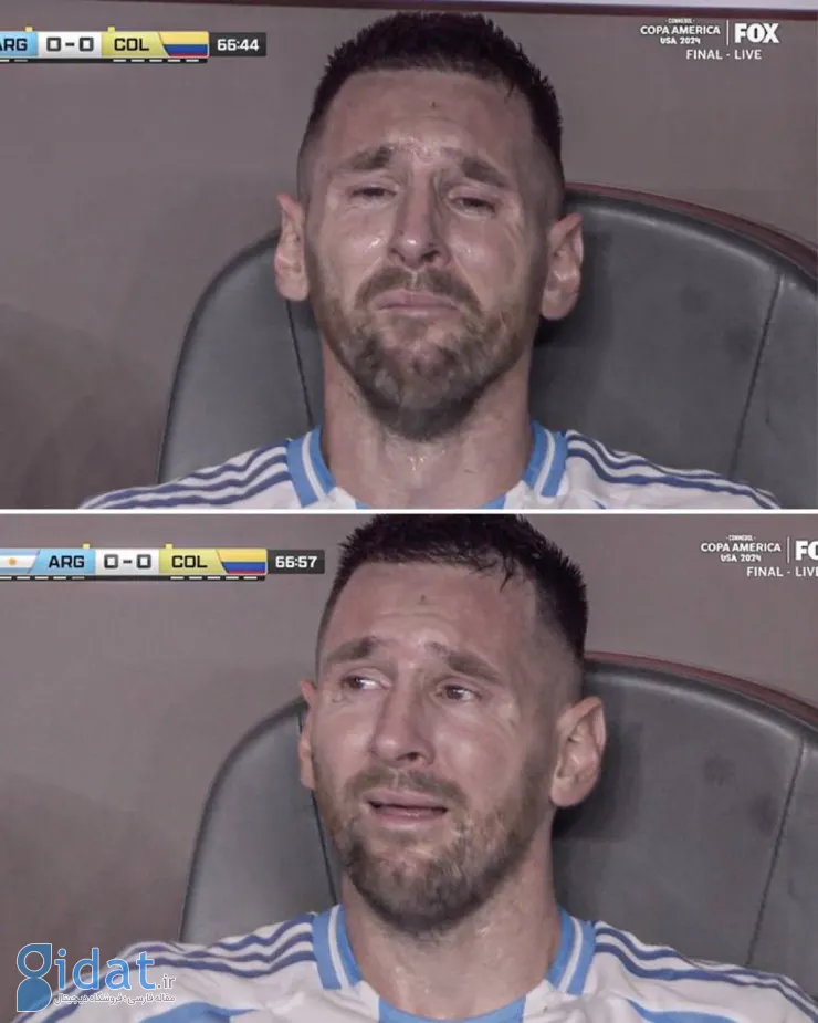 تصاویر اشک های تلخ و دردناک مسی در فضای مجازی دست به دست شد