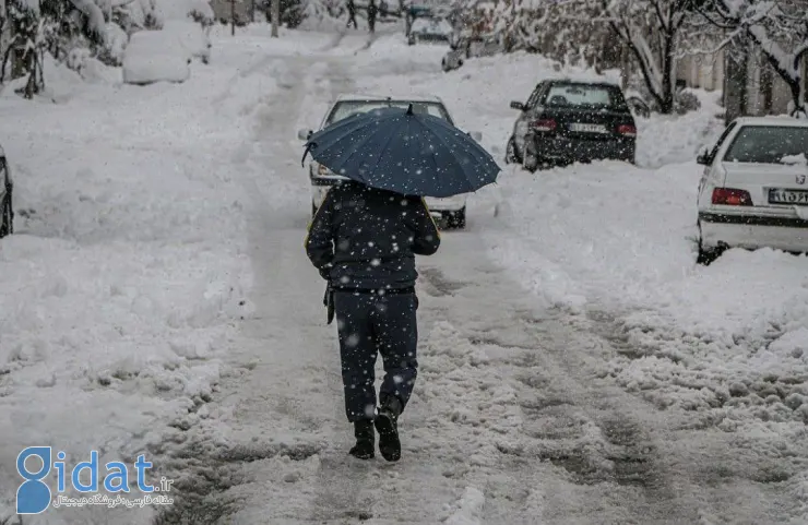 برف و سرما نیمی از ایران را بست!