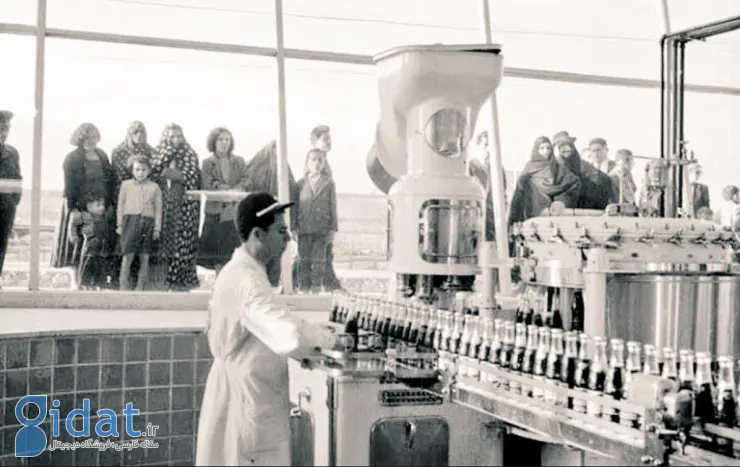 تصویر زیرزمینی از افتتاح خط تولید پپسی در تهران