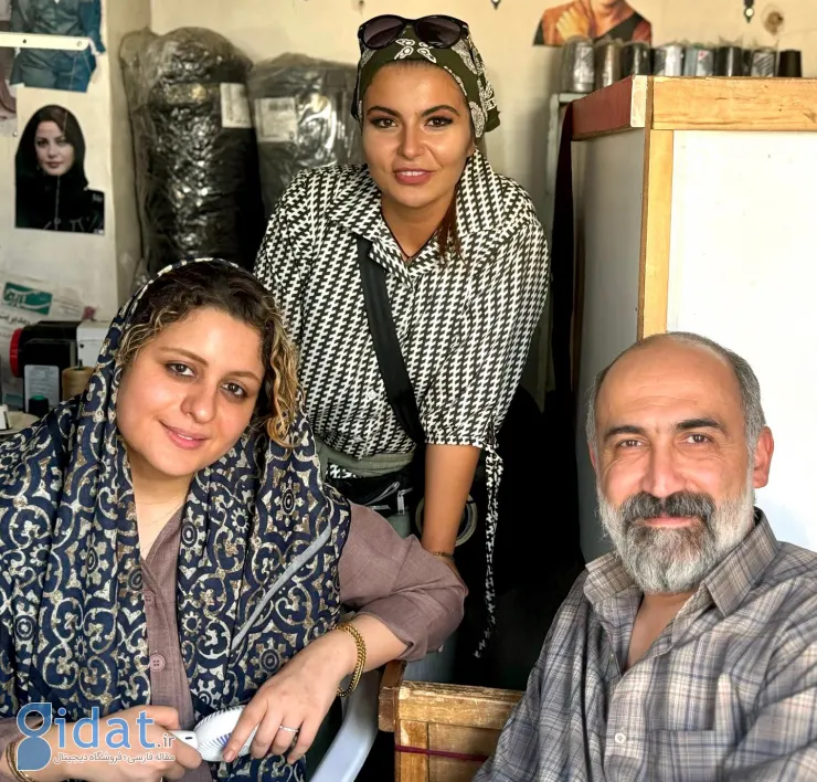 قابی مشترک از فاطیما بهارمست و هادی حجازی فر