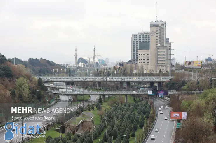 خیابان‌های خلوت تهران در نوروز ۱۴۰۲ 