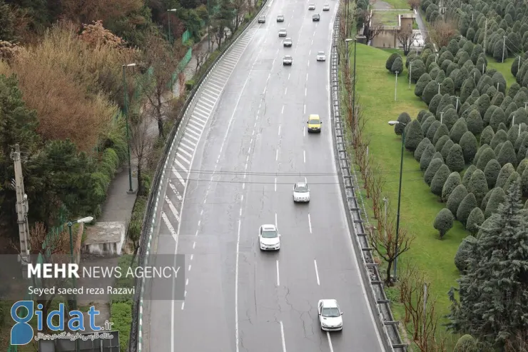 خیابان‌های خلوت تهران در نوروز ۱۴۰۲ 