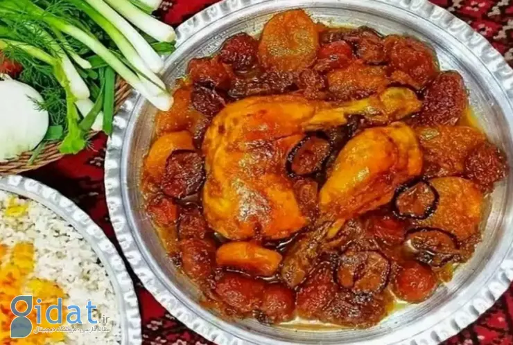 با این روش خوشمزه ترین مرغ آلو را درست کنید!