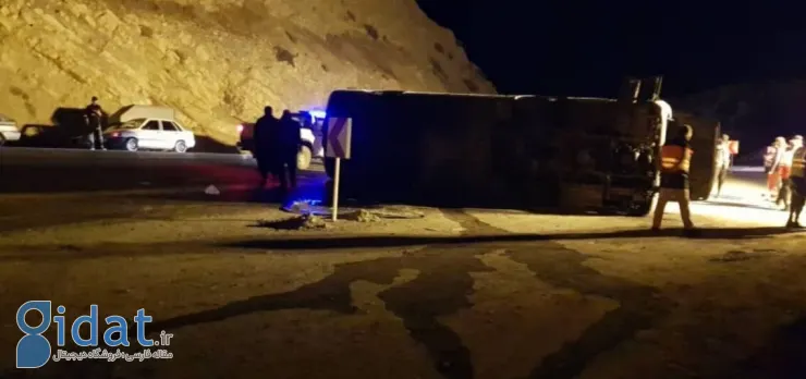 واژگونی خونین اتوبوس حامل زائران کربلا در ایلام