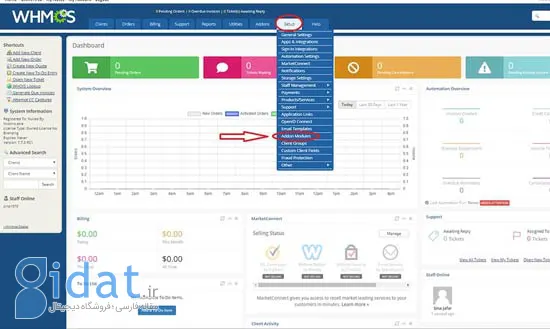 افزونه تایید شماره تلفن همراه برای  WHMCS