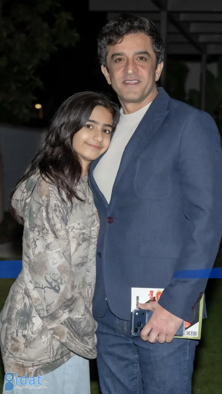 عکس احساسی سریال نون خ و دخترش