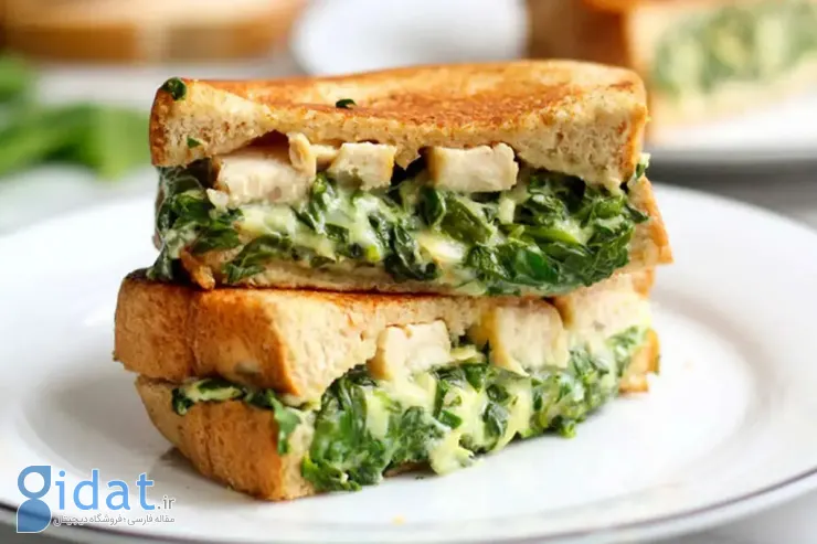 طرز تهیه ساندویچ اسفناج و گردو؛ یک ساندویچ خوشمزه و مقوی