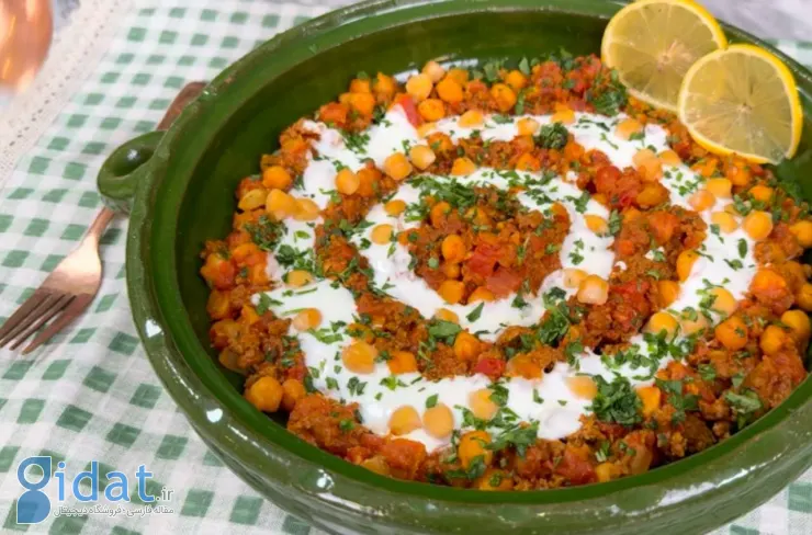 طرز تهیه نخود بیج بیج یکی از غذاهای محلی شمال ایران