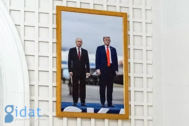 عکس پوتین روی دیوار کاخ سفید نصب شد!