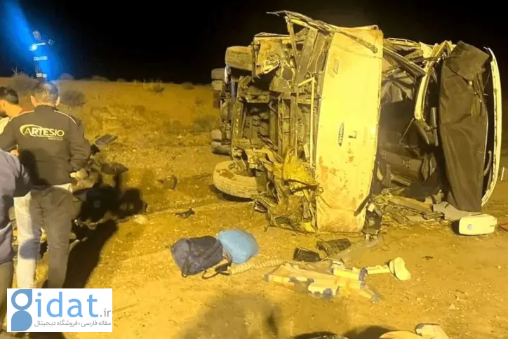 علت واژگونی مرگبار اتوبوس در اصفهان مشخص شد