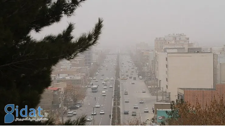 تهران زیر گنبد دود و آلودگی شدید ناپدید شد!