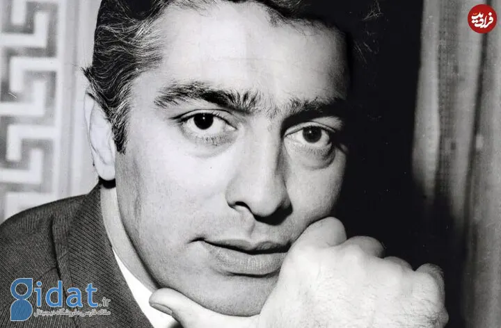 عکسی از فردین در کنار دریای خزر در سال ۱۳۵۶