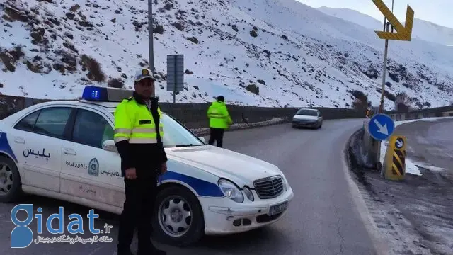 جاده هراز یک طرفه شد