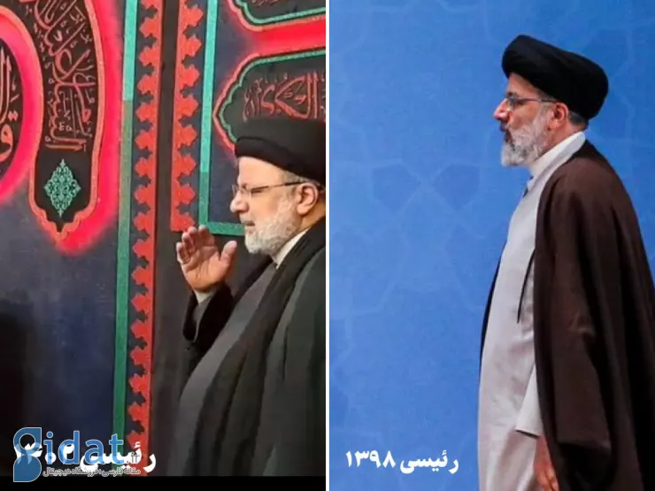 عکسی که اضافه وزن شدید رئیسی را نشان می دهد