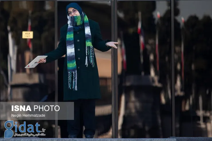 ژست خاص سخنگوی دولت در حیاط پاستور