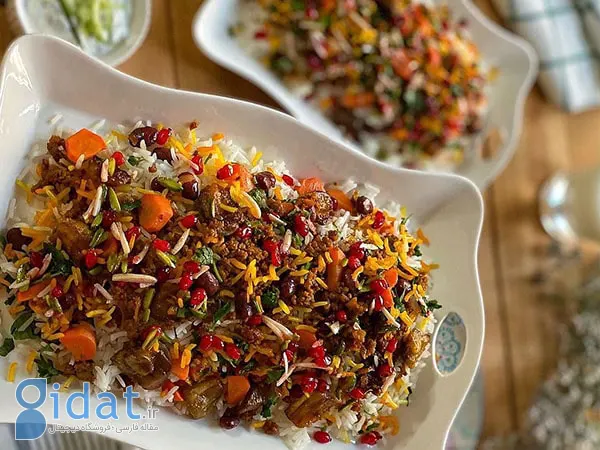 طرز تهیه برنج کازرونی هویج به روشی معتبر