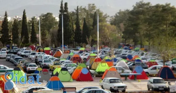 درگیری سرنشینان چادر 70 با پرسنل شهرداری محمود آباد