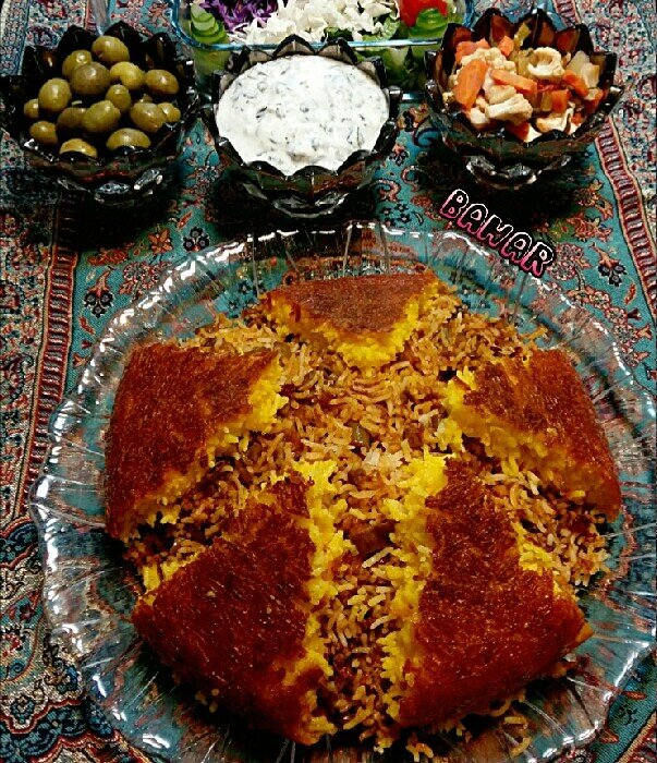 طرز تهیه لوبیا پلو خوشمزه با رویه چینی