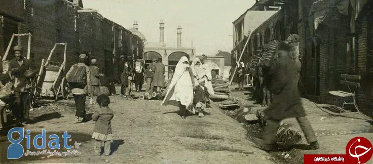 تصویری جالب از خیابان فرودسی تهران در دهه 30
