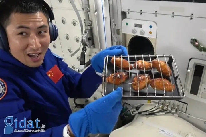 چینی‌ها در فضا بال کبابی درست کردند!