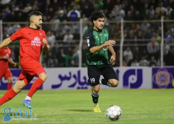 نوشته روی پیراهن بازیکن خیبر برای صابر کاظمی جلب توجه کرد