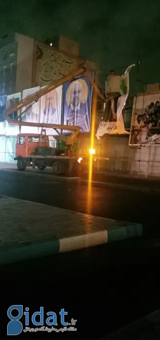 بنرهای قالیباف، شبانه در تهران جمع شد!