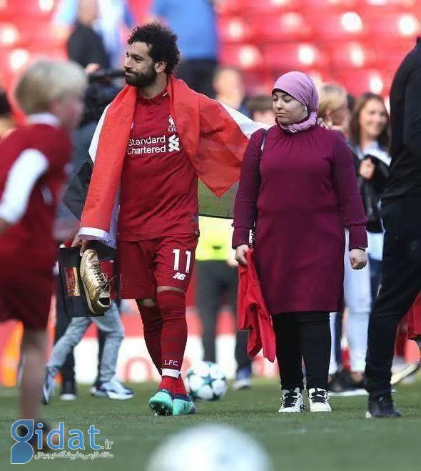 پاسخ محمد صلاح به انتقاد از ظاهر همسرش