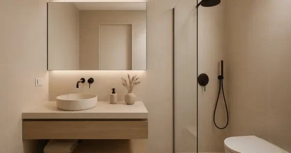 چگونه یک حمام کوچک را لوکس جلوه دهیم؟