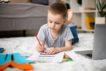 راهنمای آموزش آنلاین نقاشی کودک
