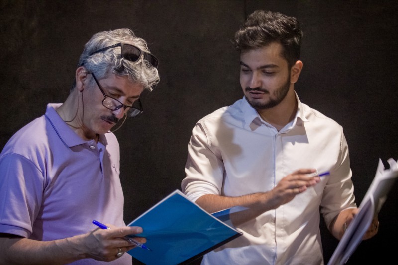 سیروس همتی در میان پرده تهیه کننده و کارگردان نیما هاشمی