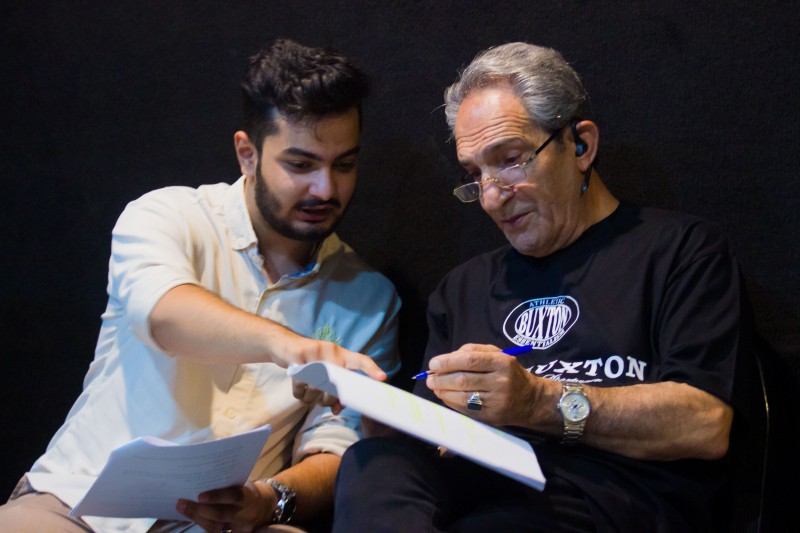 خشایار راد در میان پرده تهیه کننده و کارگردان نیما هاشمی